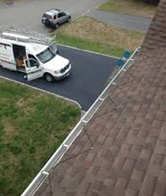  The deicing cables are laid out in a zigzag pattern to prevent ice dams during winter months in NJ