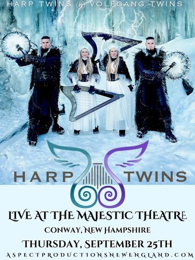 The Harp Twins and the Volfgang Twins live at the Majestic Theatre in Conway, NH