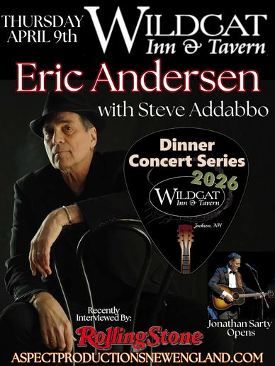 Eric Andersen appears at the Wildcat Tavern in Jackson, NH