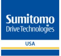 Sumitomo Drive Technologies USA logo with blue and yellow design.