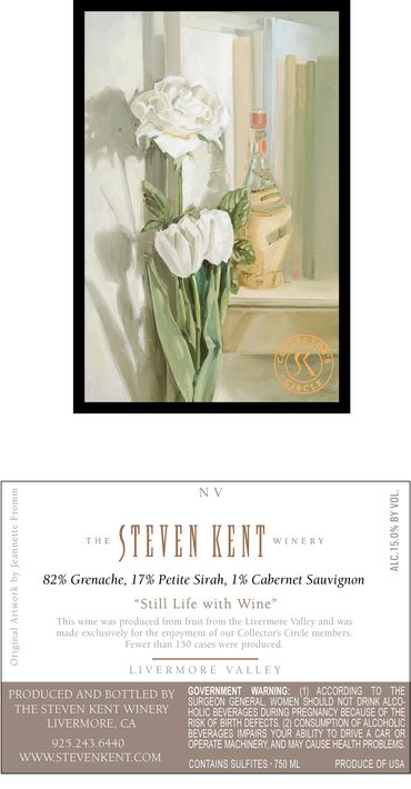 wine lable for steven kent winery