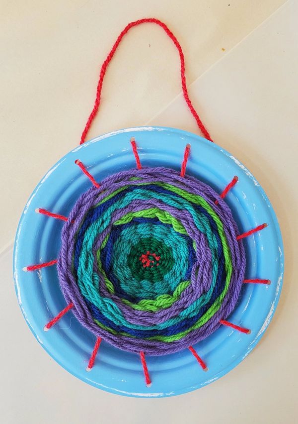 weaving art from art camp