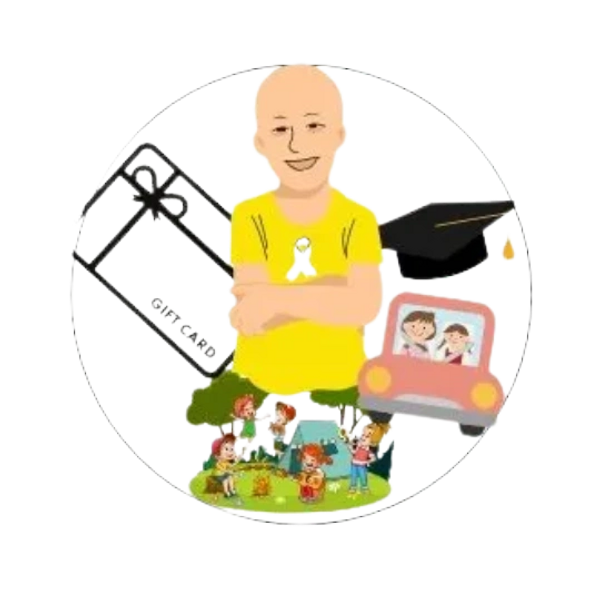 Gas cards, camp, traveling, Scholarships for children with cancer, support childhood cancer