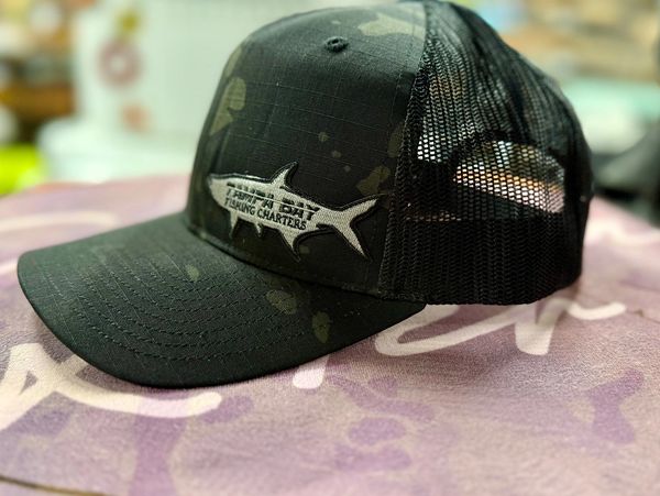 Quality fishing hats from Richardson Clearwater Beach fishing for tarpon, snook, and redfish
