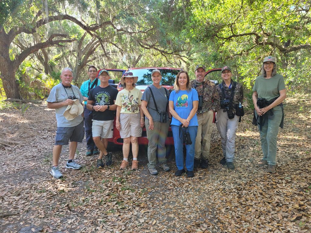 Ten members of Highlands County Audubon out for a fantastic day.  Thank you Rita for leading this gr