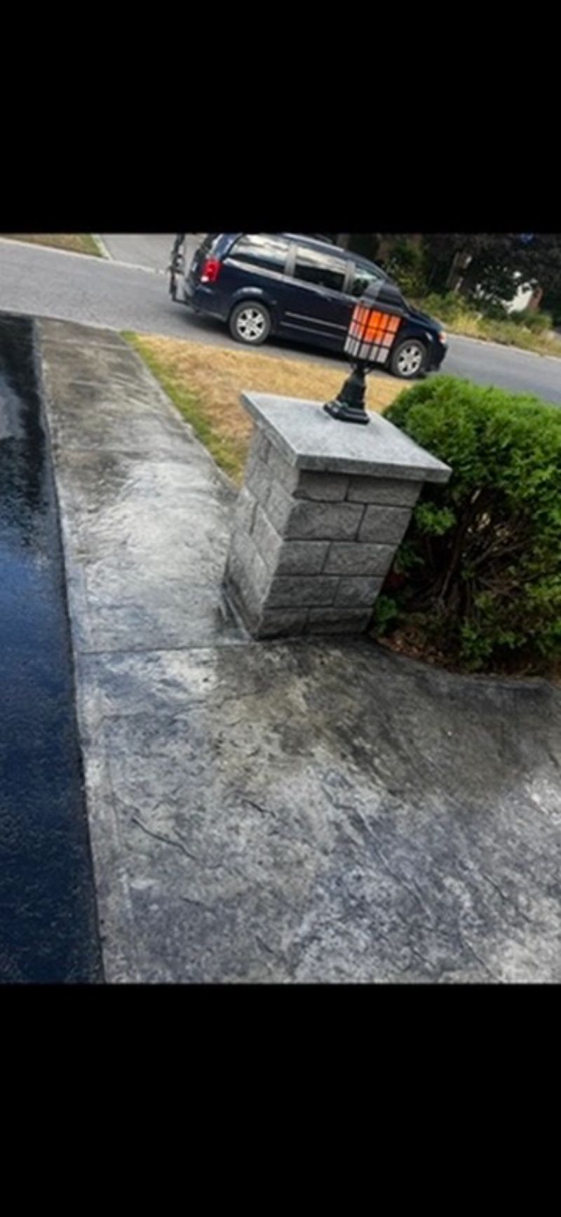 Decorative concrete walkway-Eastern Ontario