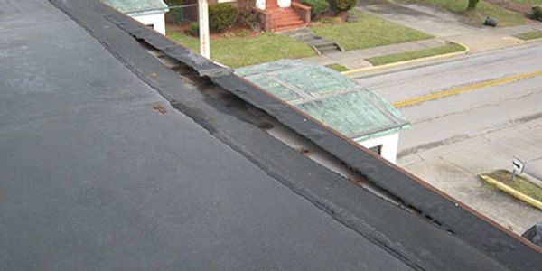 Flat roof leaking