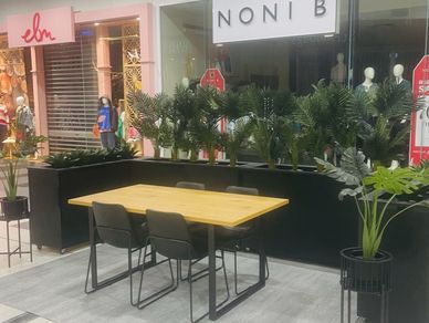 Planter boxes 
Shopping centre installation