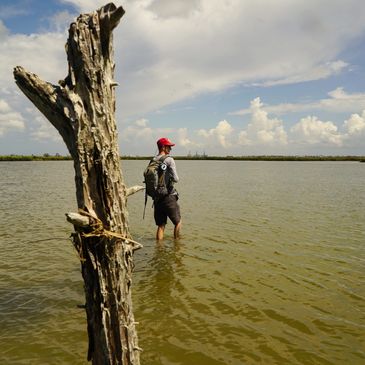 1st Redfish on a Fly~ Book your next fly fishing adventure with the Doc!  Docsfishingclinic.com