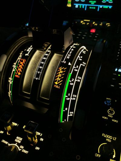 A320 thrust levers