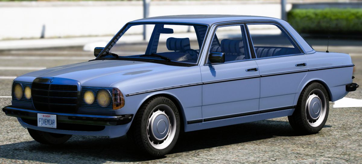 Smiling Benz (Debadged) Mercedes Benz W123 Sedan | GCM