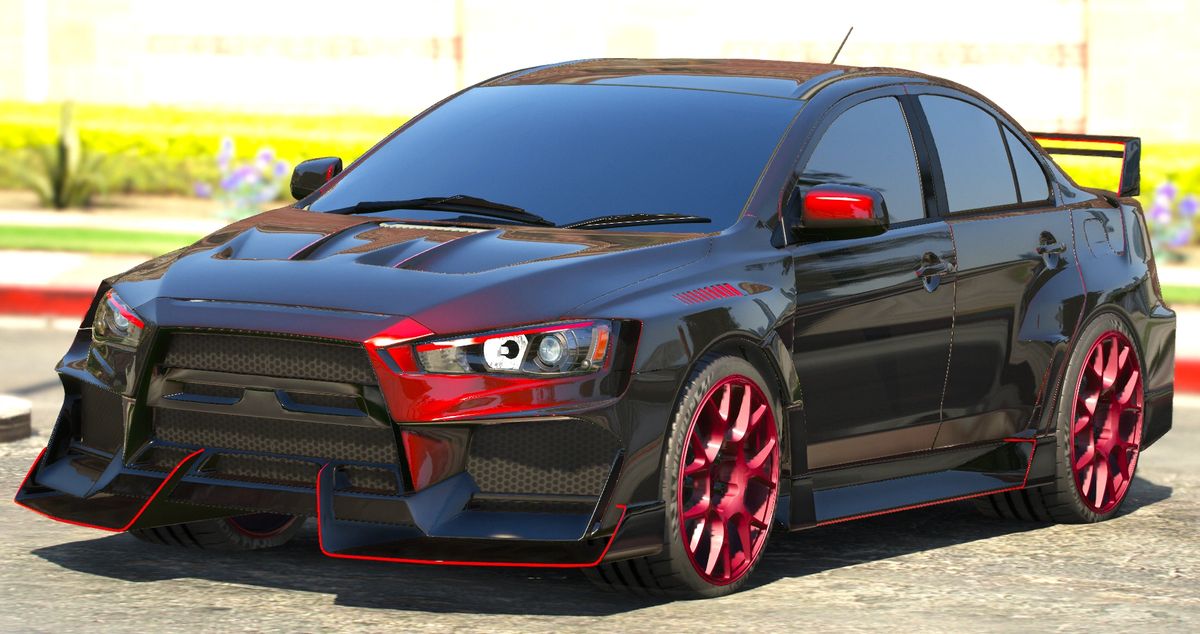 (Debadged) Mitsubishi Lancer EVO X Hycade