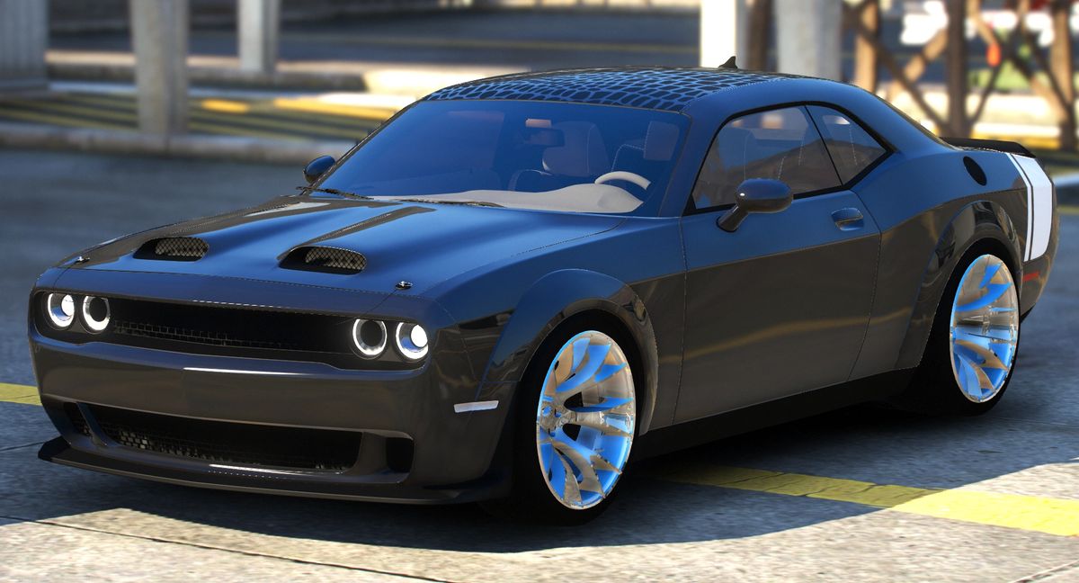 (Debadged) 2023 Challenger Black Ghost | Underground Customs