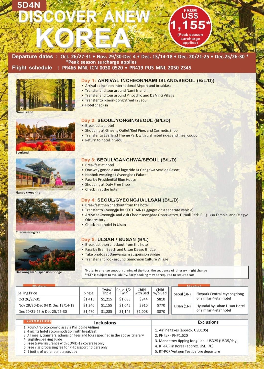 Korea Package Tour Korea Package Tour
