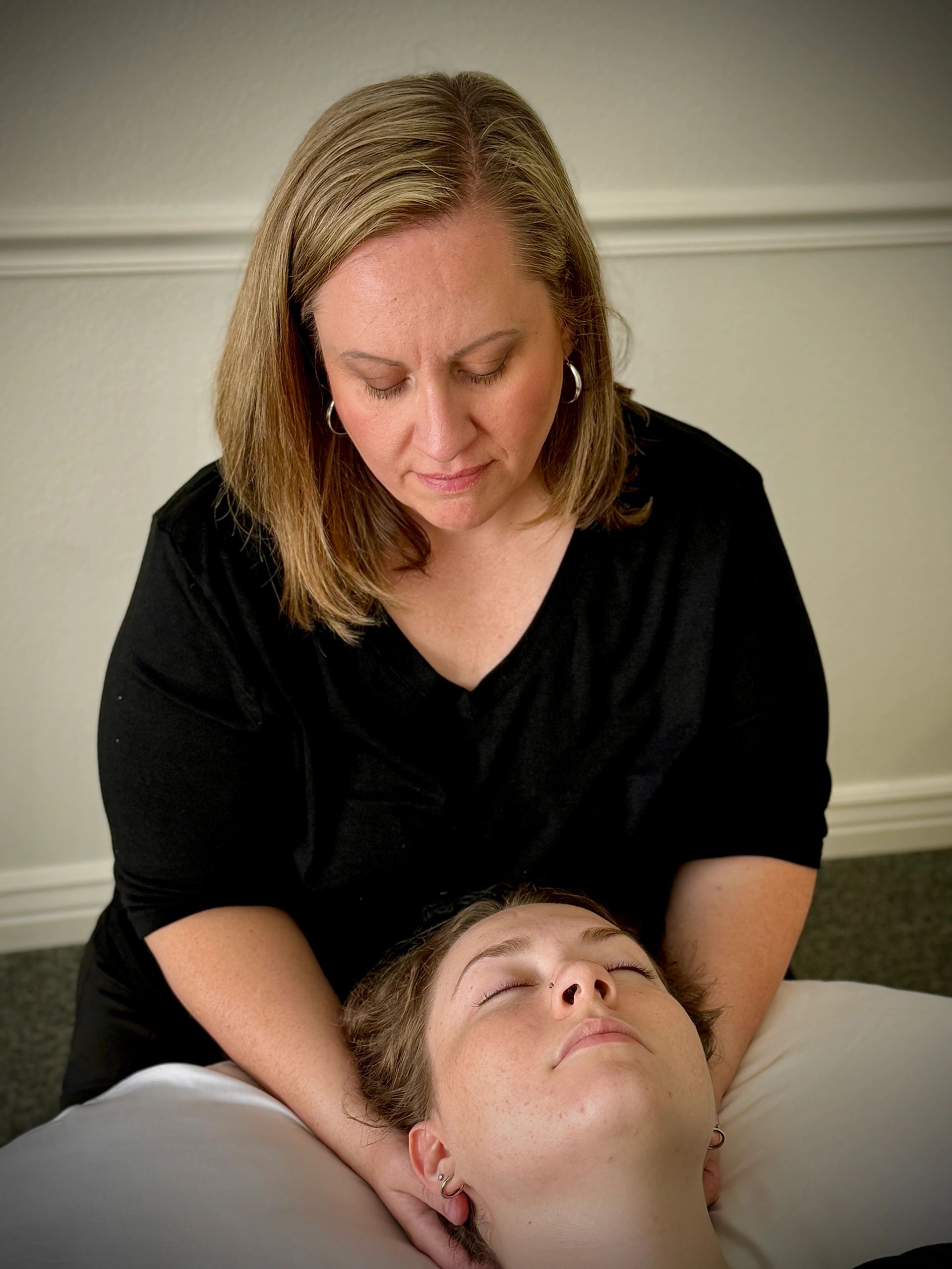 Craniosacral therapy combined with somatic emotional release