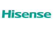 Hisense logo in teal color.