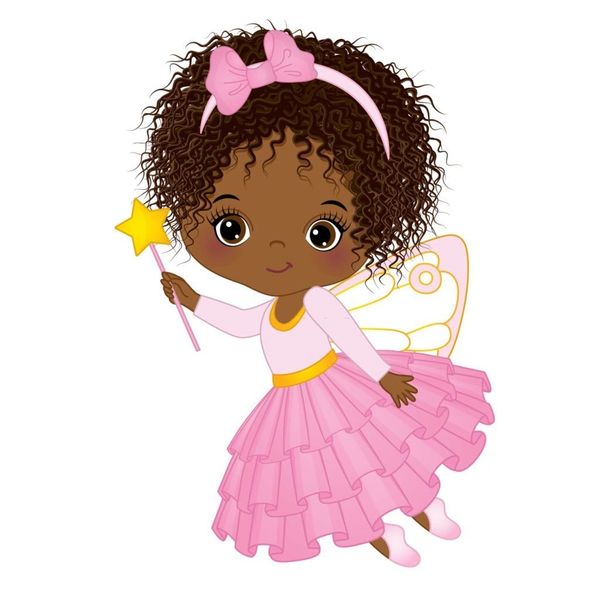 Close up image of a doll in wearing pink dress