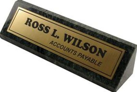 Name Plates - Wilson Trophy