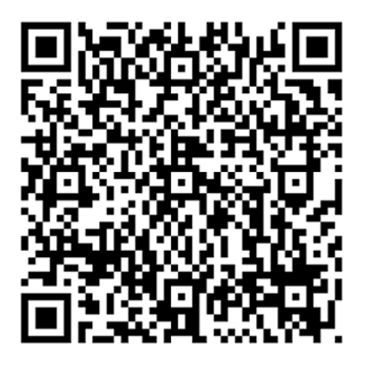 A black and white QR code on a white background.