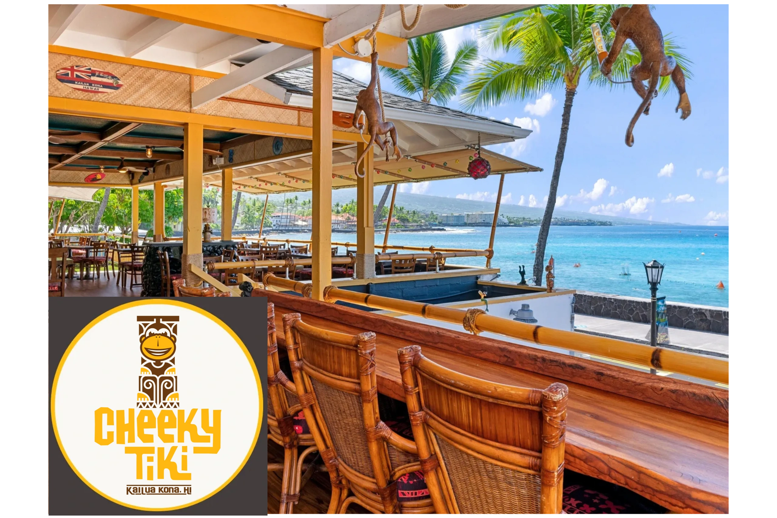 CheekyTiKiKona - Tiki Bar and Restaurant - Kailua-Kona, Hawaii