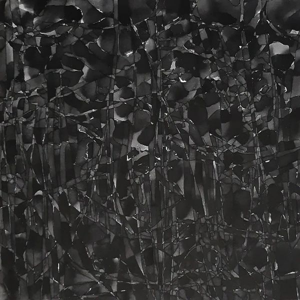 walk135347, 2024.  ink,canvas. 36 x 36 in