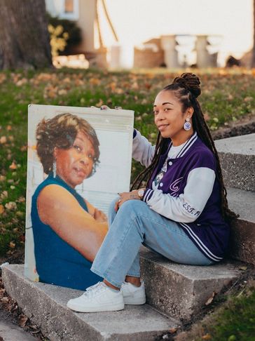 Our Founder & CEO Mercedez, with namesake Joyce. Her grandmother 