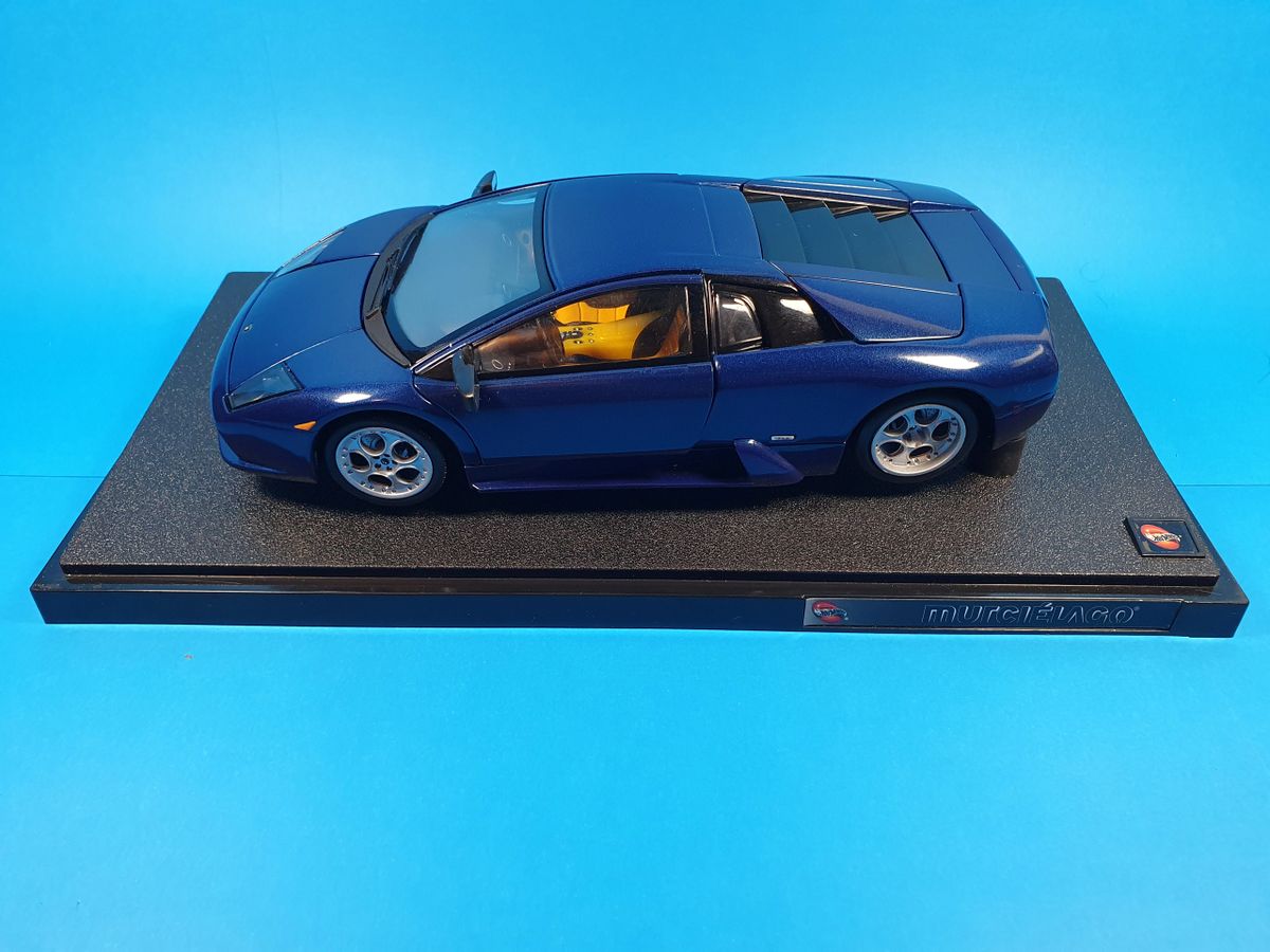 Hot Wheels 100% - 1:18 Diecast - Lamborghini Murcielago - Blue - Rare Model