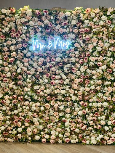 Blush Flowerwall at fota Island Resort 