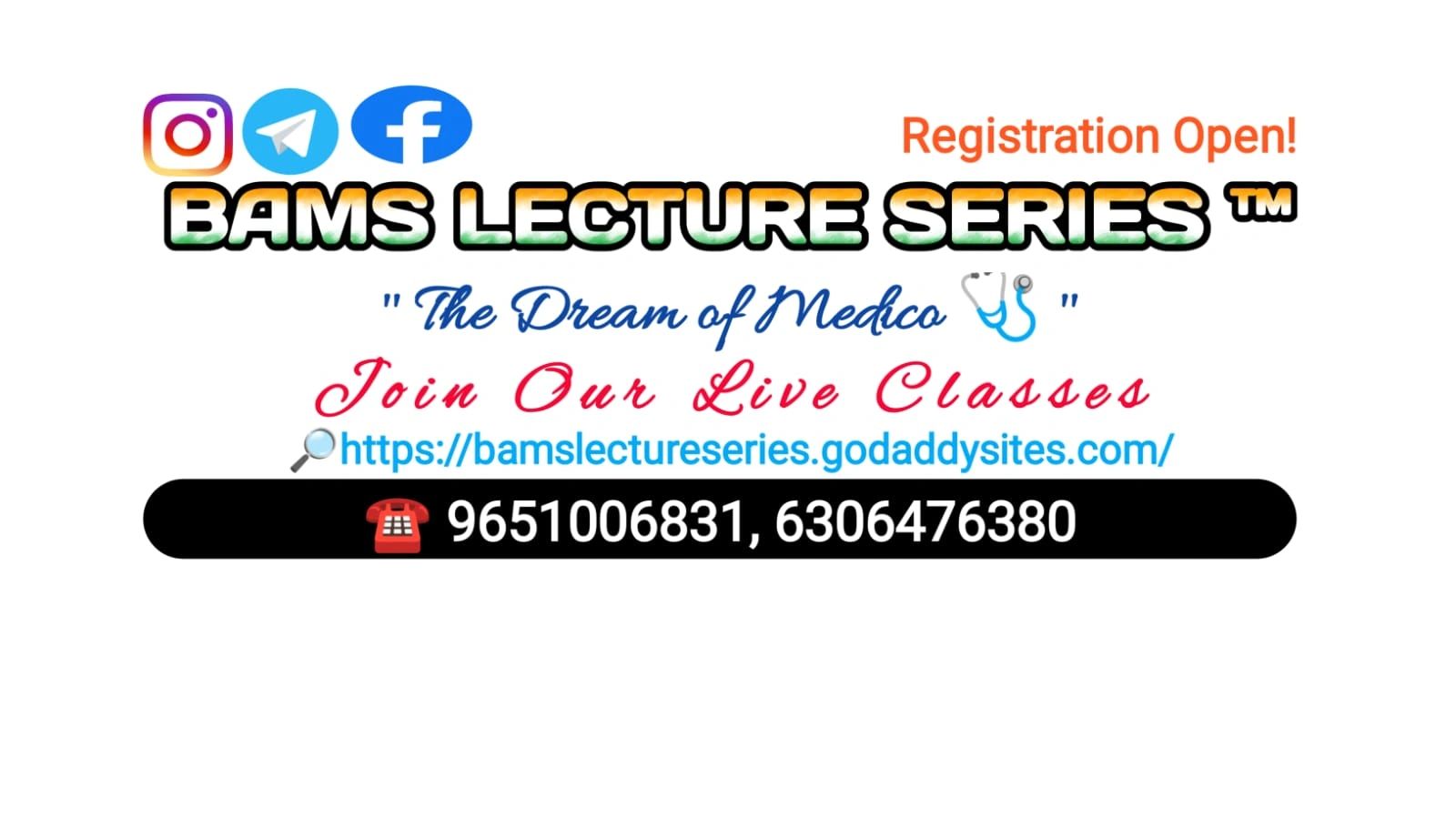 BAMS Lecture Series