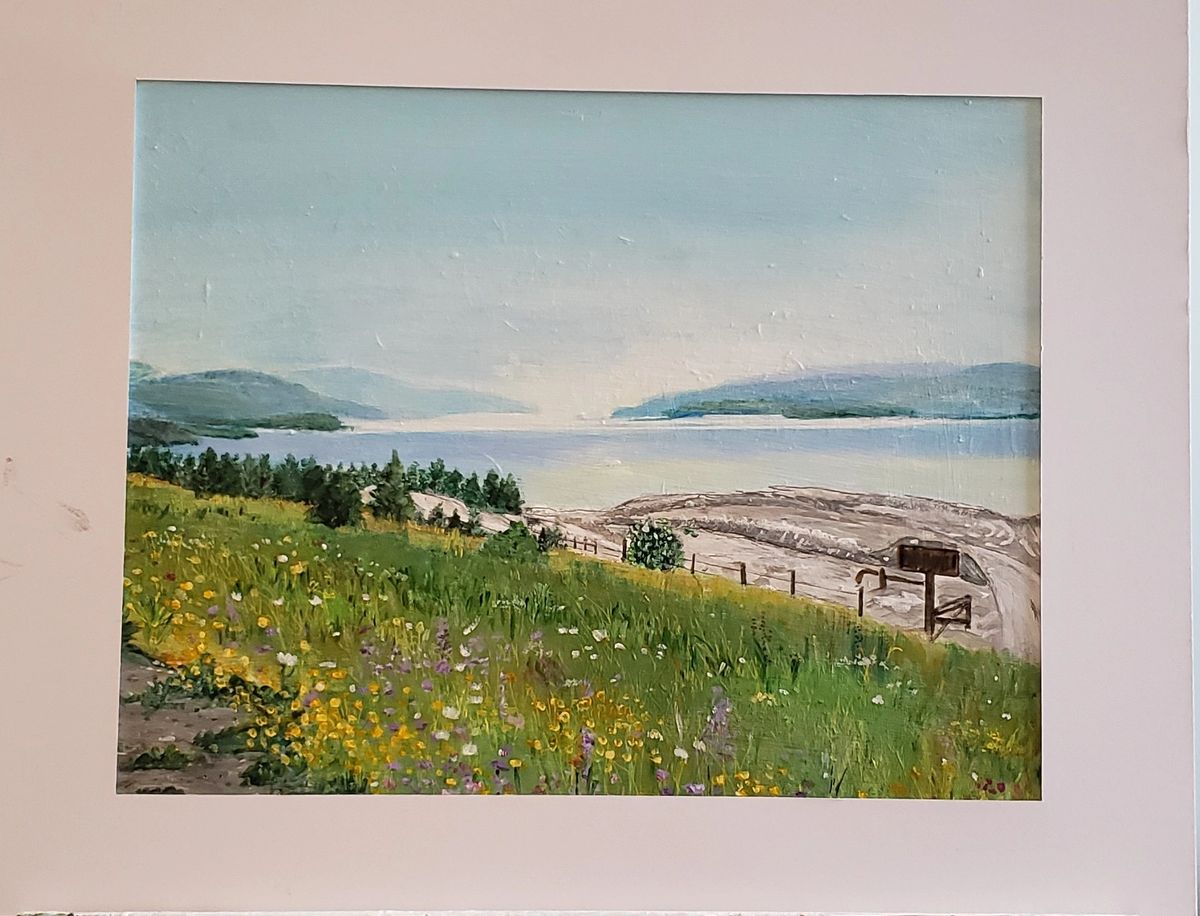 A VIEW FROM THE HIGHWAY ON THE ROAD TO ASHCROFT by Lynda Batista