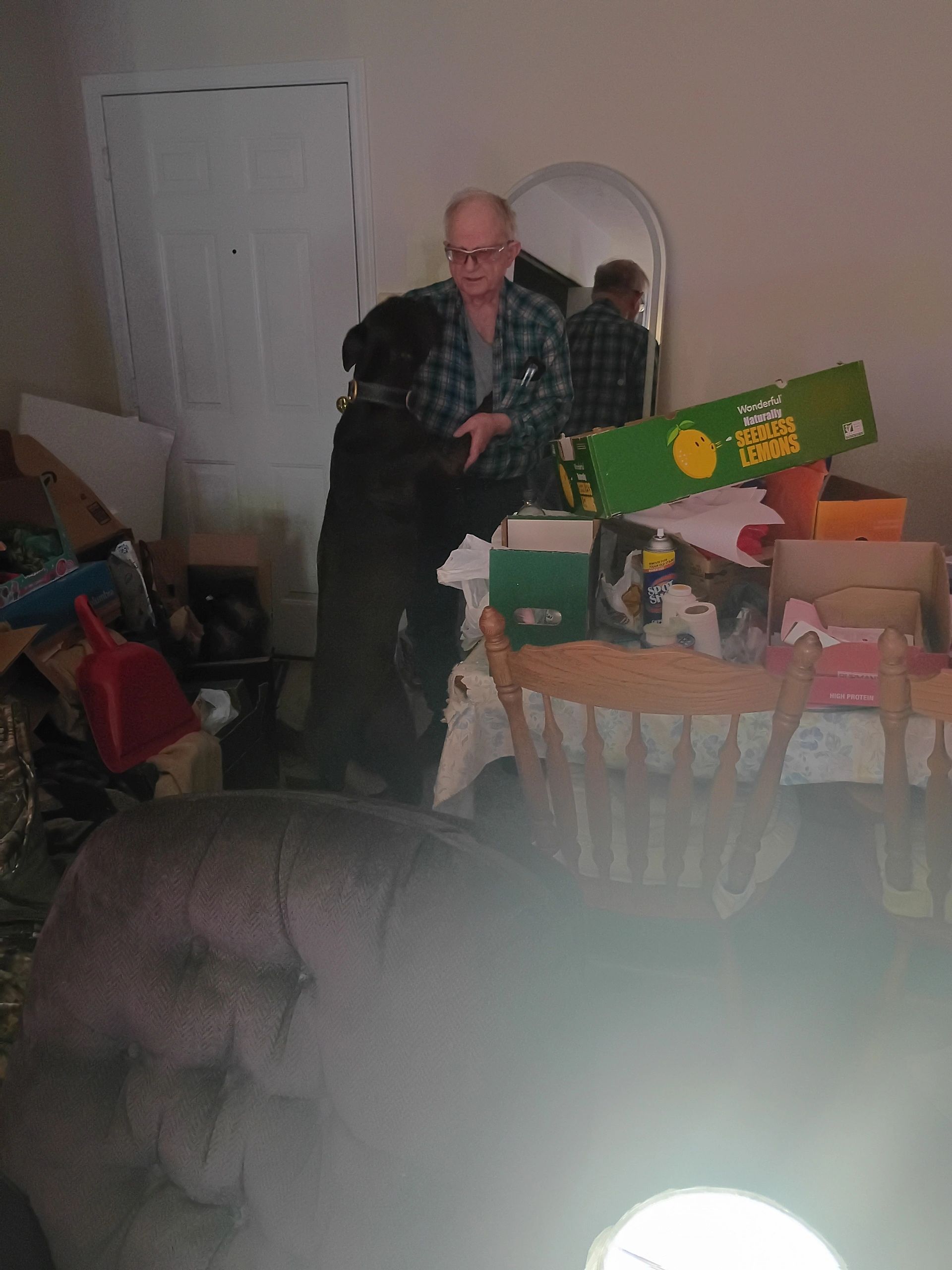 My Dad and my dog 🐕