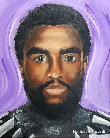 Black Panther
Oil on canvas
2020
16''x20''