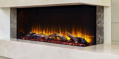 Majestic electric fireplace