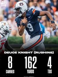 Auburn quarterback Deuce Knight