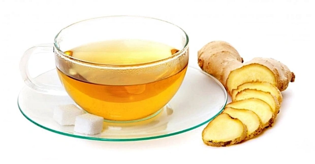 Some sliced Ginseng root, which is brewed with hot water to make an immune-boosting antiviral tonic.