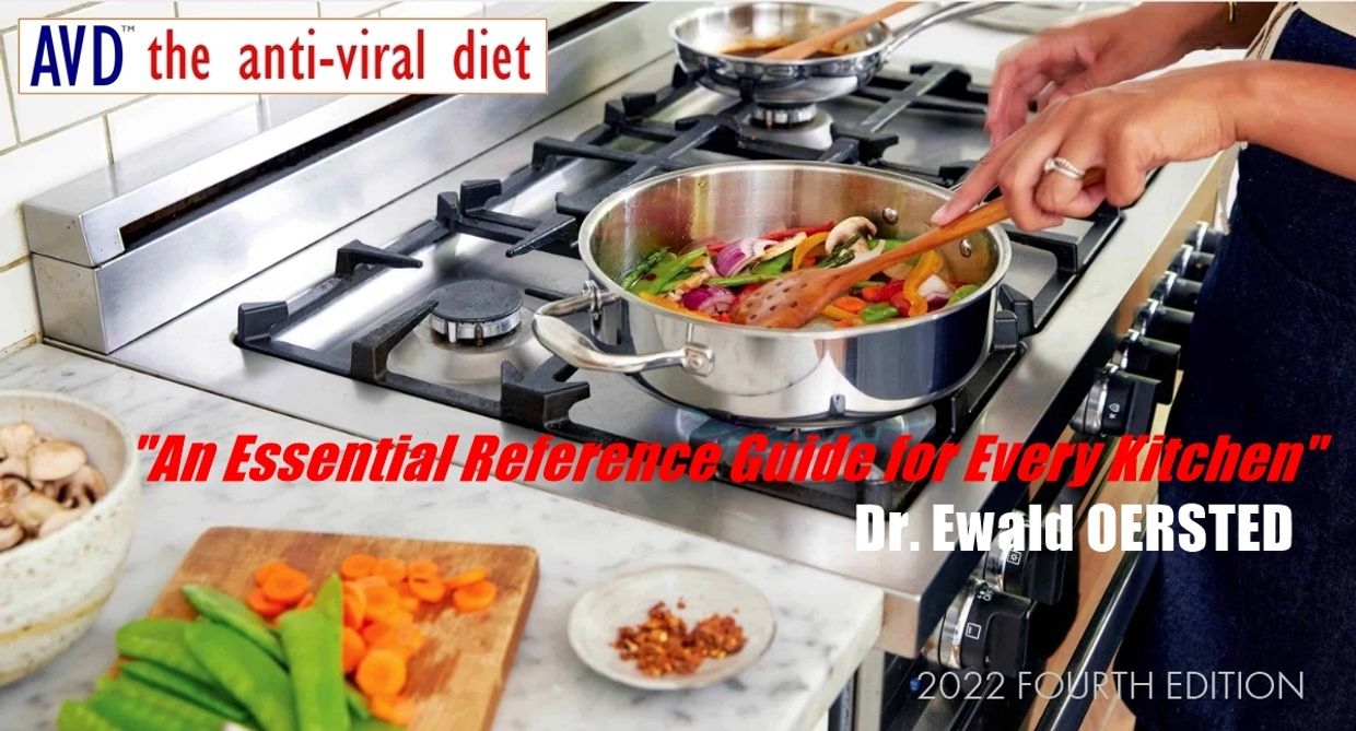 Someone cooking fresh vegetables in a pan and text: "An Essential Reference Guide for every Kitchen"