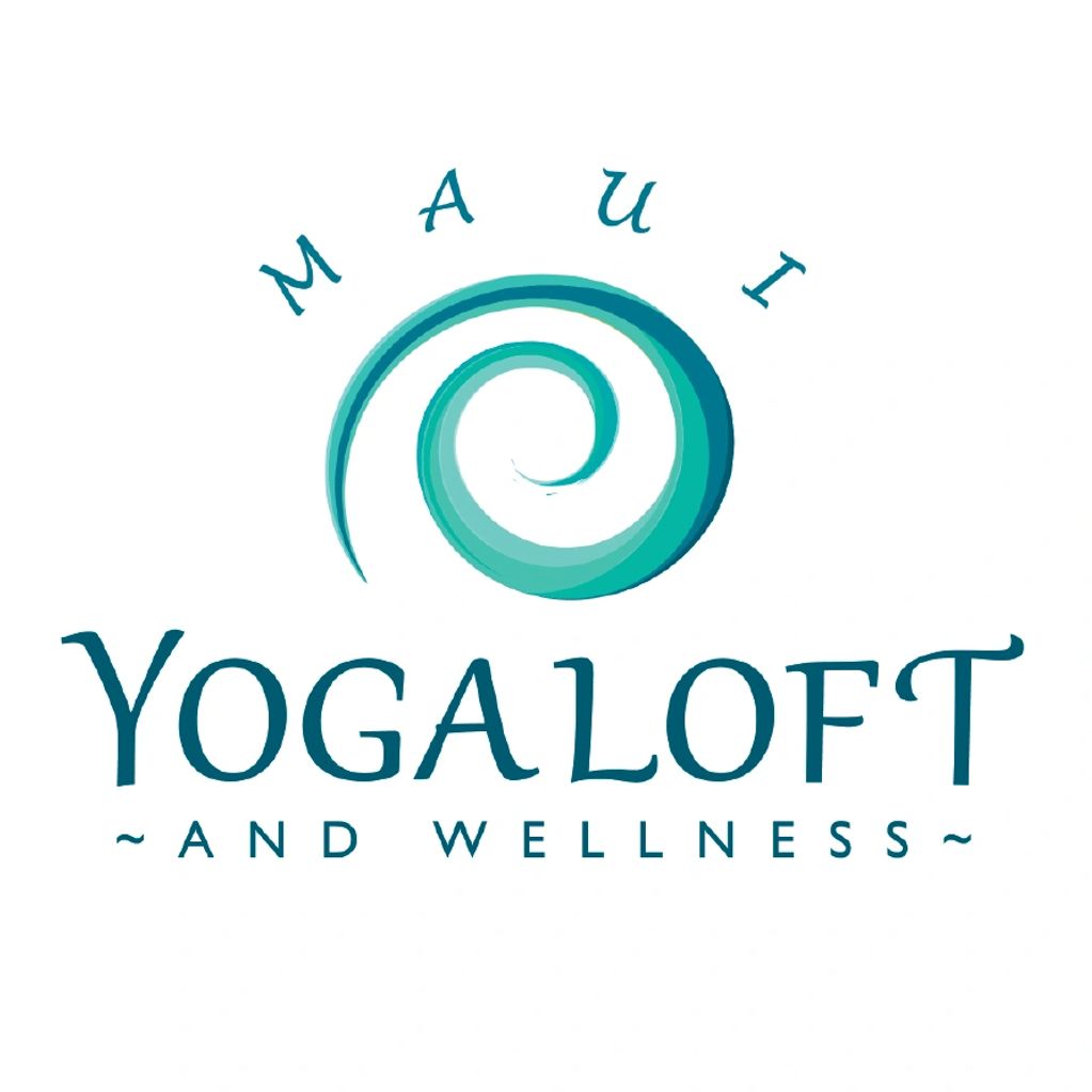 Logo for yoga studio Maui.
Swirl
