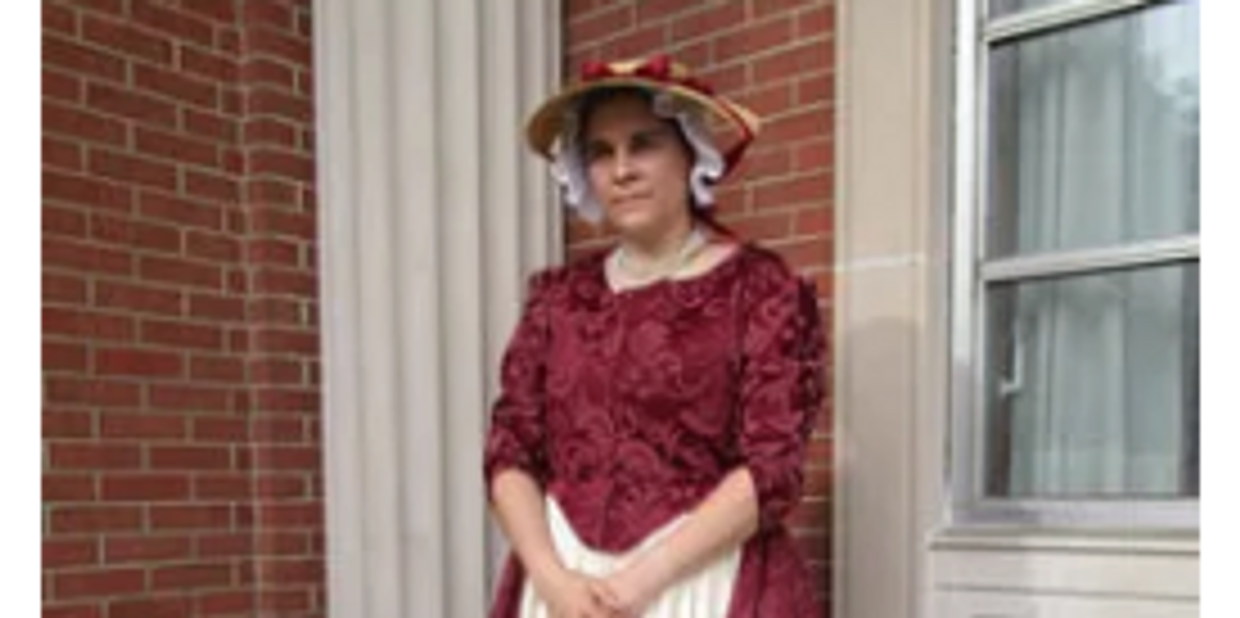 Raylene as Abigail Adams.