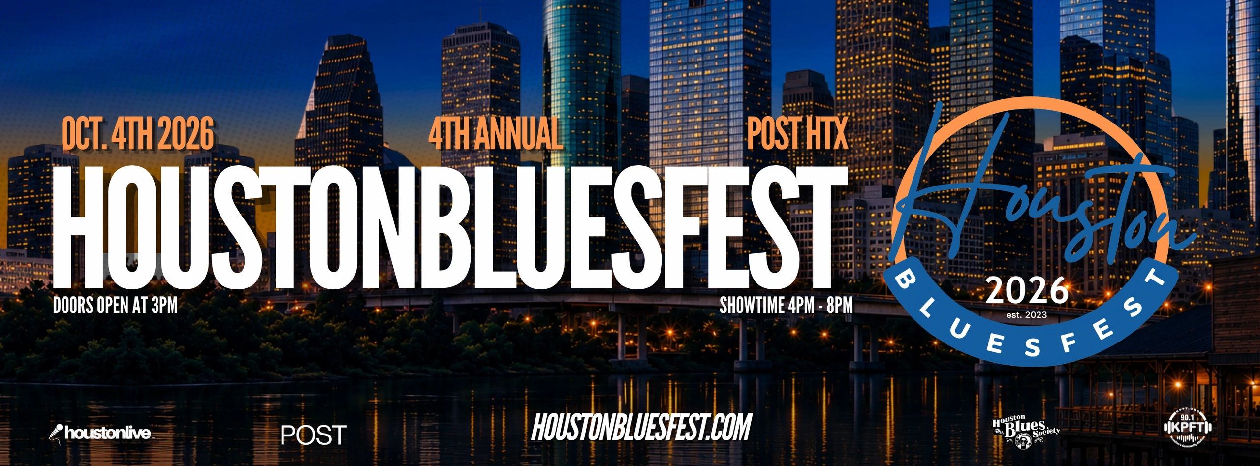 Houston Bluesfest artwork