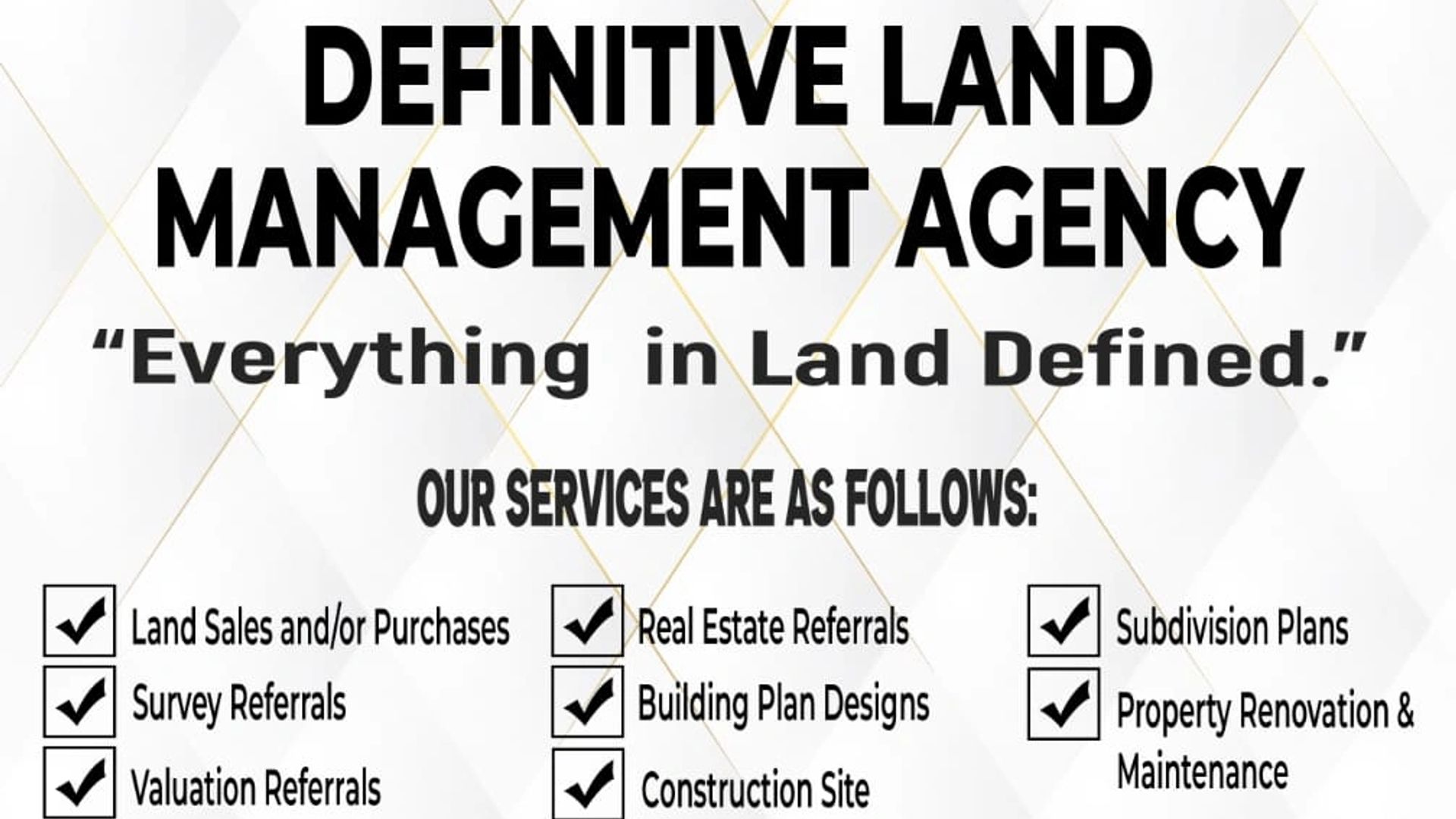 Definitive Land Management