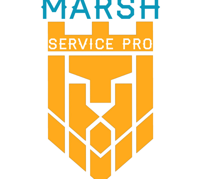 Marsh Service Pro Logo, Coronavirus COVID-19 Disinfection Service Team