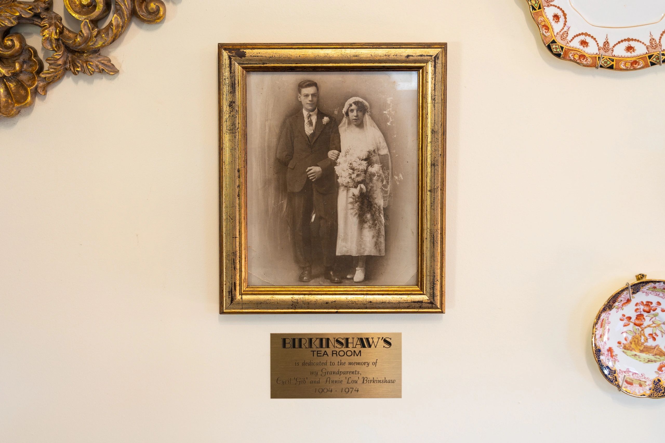 Nana and Grandad Birkinshaw after whom Birkinshaw’s is named