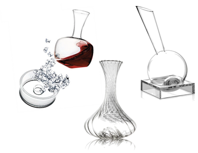 Italesse Decanters, Italesse Alavin Decanter, Italesse Vinocchio Decanter, Italesse Vertigo Decanter