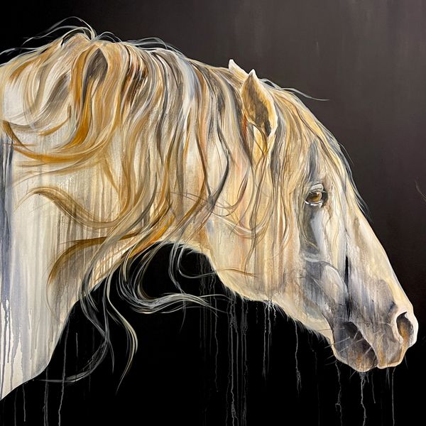 Original Horse Painting by Tammy Tappan Equestrian Artist