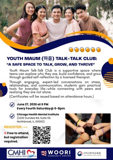 Youth Maum Talk-Talk Club offers a supportive space for teens to grow and connect through guided conversations.