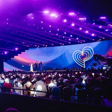 Keane Cutajar hosting the 2026 Malta Eurovision Song Contest with Destiny and Gaia