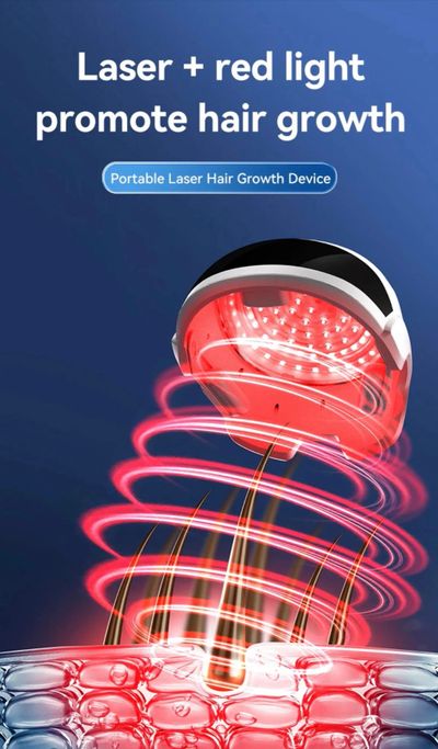 LASER Therapy (LLLT) helmet, a device designed to promote hair growth and improve hair health