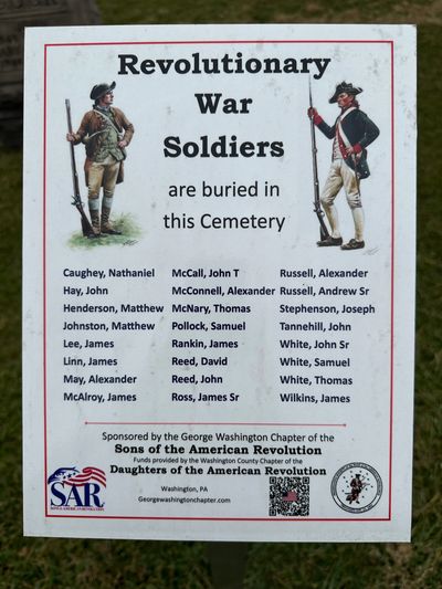 SAR Revolutionary War Soldiers Oak Spring Cemetery Marker