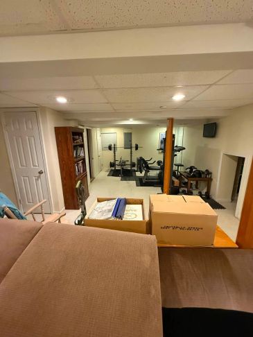 The original basement that was Remodeling by Rentschler Remodeling and Construction in Naperville, I