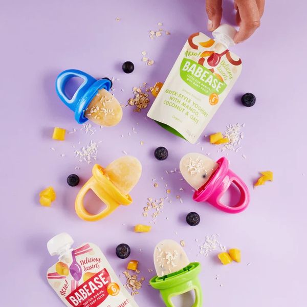 Our clients products - Babease pouches of organic food and baby lollies